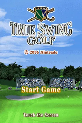 True Swing Golf (USA) (Demo) (Kiosk) screen shot title